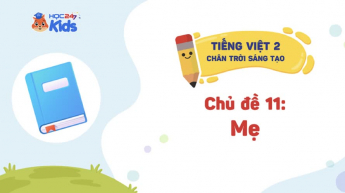 Tiếng Việt Lớp 2 - Bộ sách Chân trời sáng tạo - Chủ đề 11: Mẹ