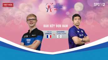 FELIX LEBRUN vs CHUANG CHIH-YUAN - Giải Vô địch bóng bàn đồng đội thế giới ITTF