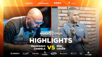 Highlights Francesco Candela vs Bình Chuẩn - Hanoi Open Pool Championship 2025