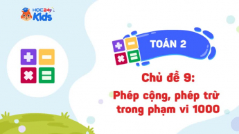Toán Lớp 2 - Chủ đề 9: Phép cộng, phép trừ trong phạm vi 1000