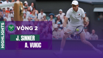 J Sinner vs A Vukic - Wimbledon 2025