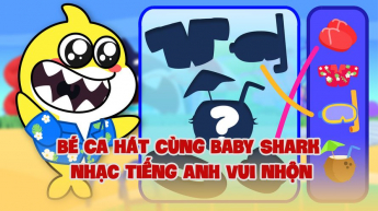 Bé Ca Hát Cùng Baby Shark - Nhạc Tiếng Anh Vui Nhộn